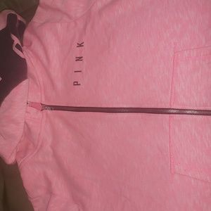 Pink zip up hoodie